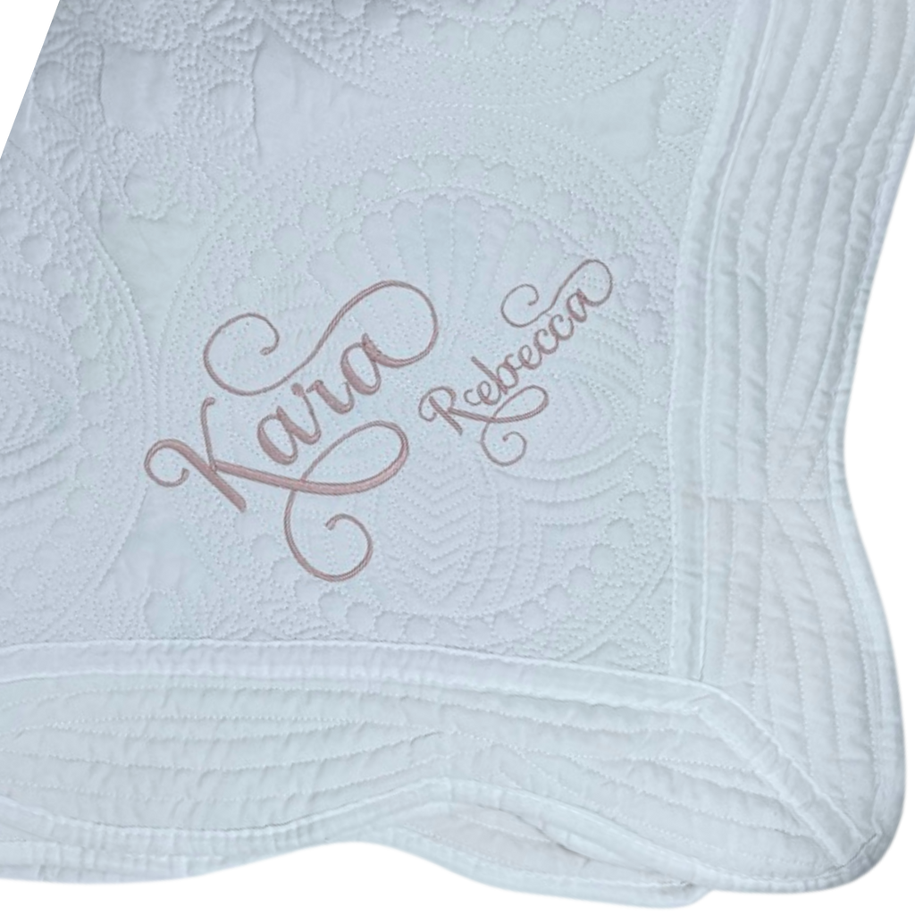 Personalized Embroidered Baby Quilt