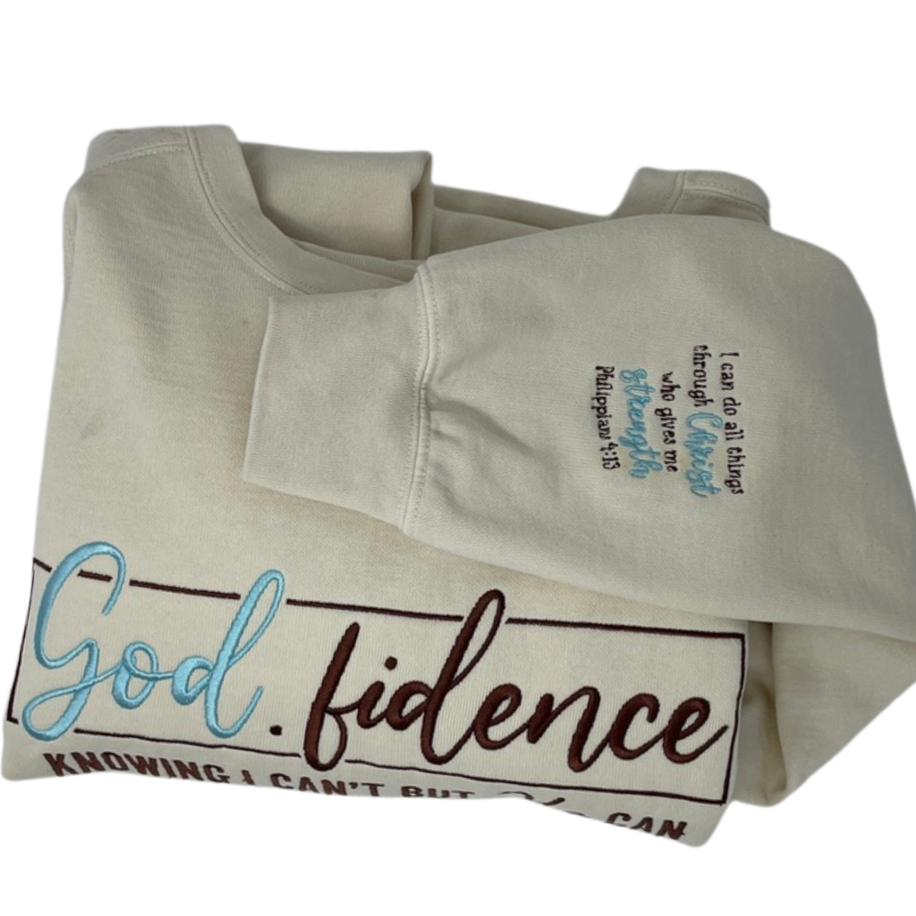 Godfidence Embroidered Sweatshirt