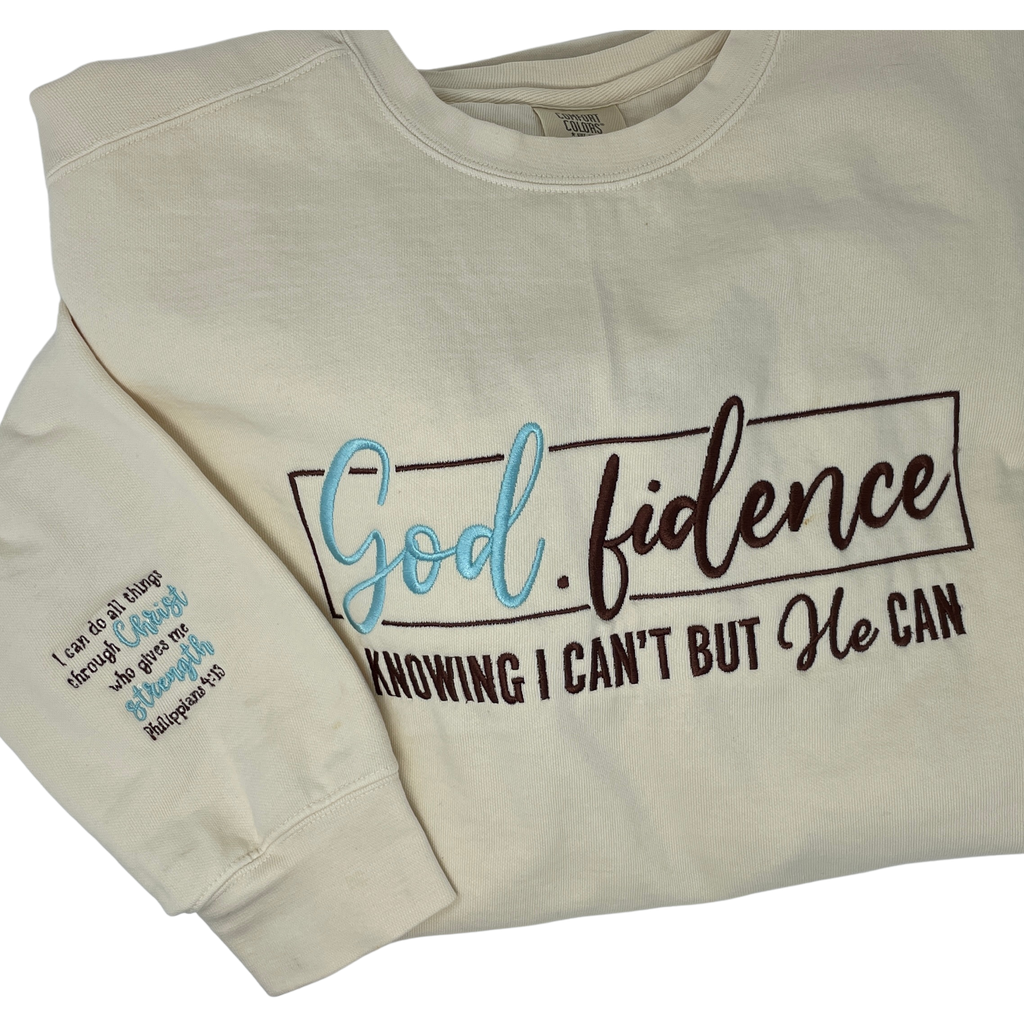 Godfidence Embroidered Sweatshirt