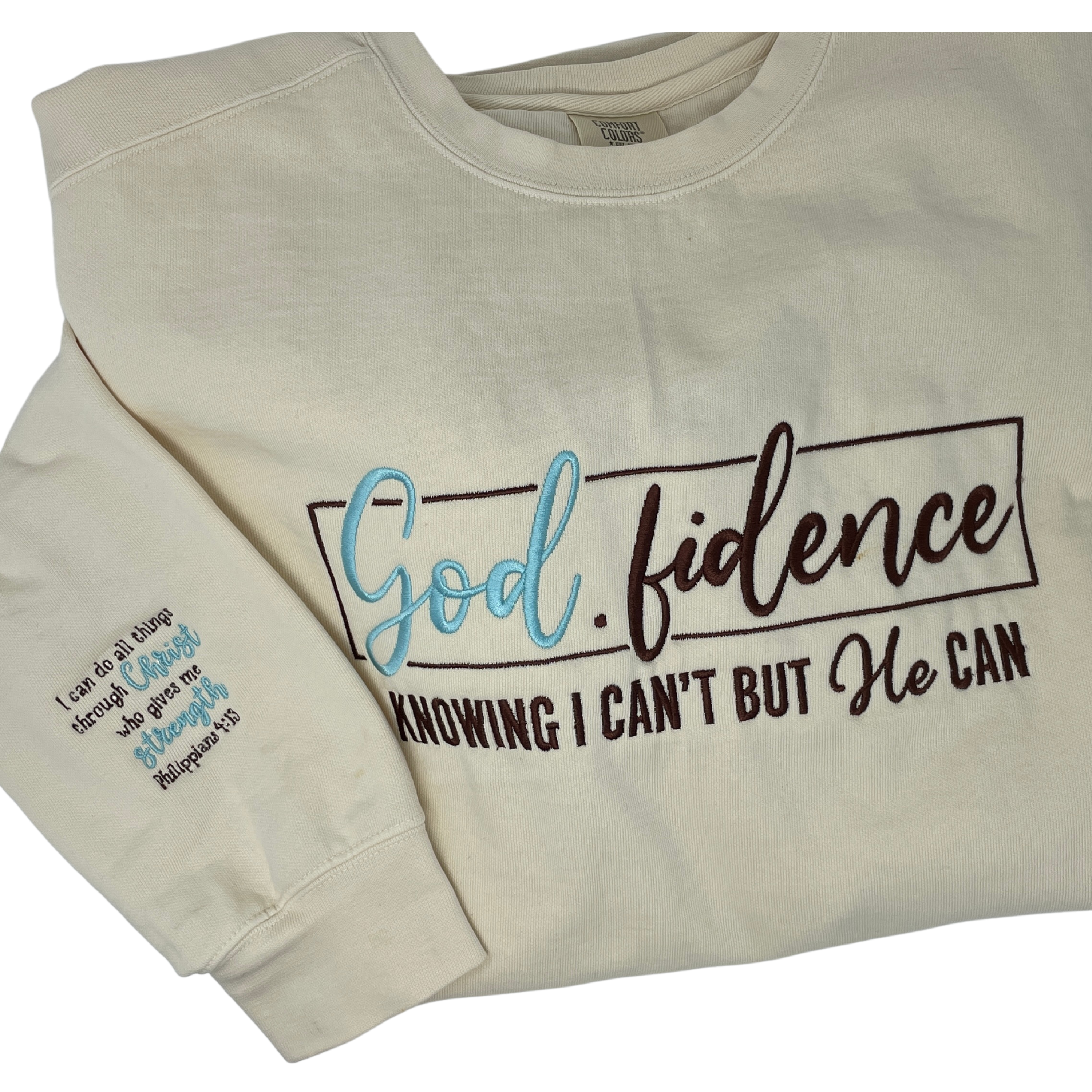 Godfidence Embroidered Sweatshirt