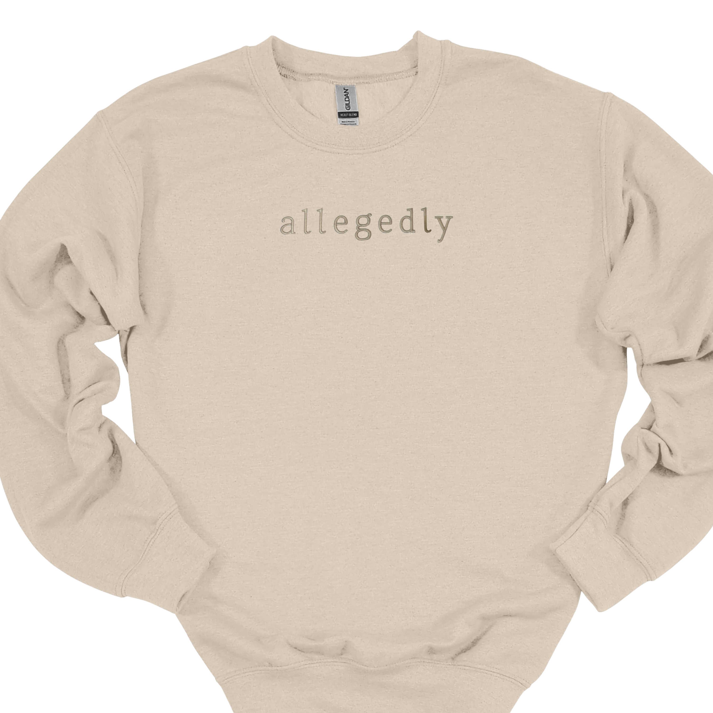 Allegedly Embroidered Sweatshirt