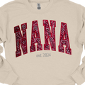 Nana Est Personalized Embroidered Sweatshirt