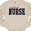 Registered Nurse embroidered sweatshirt