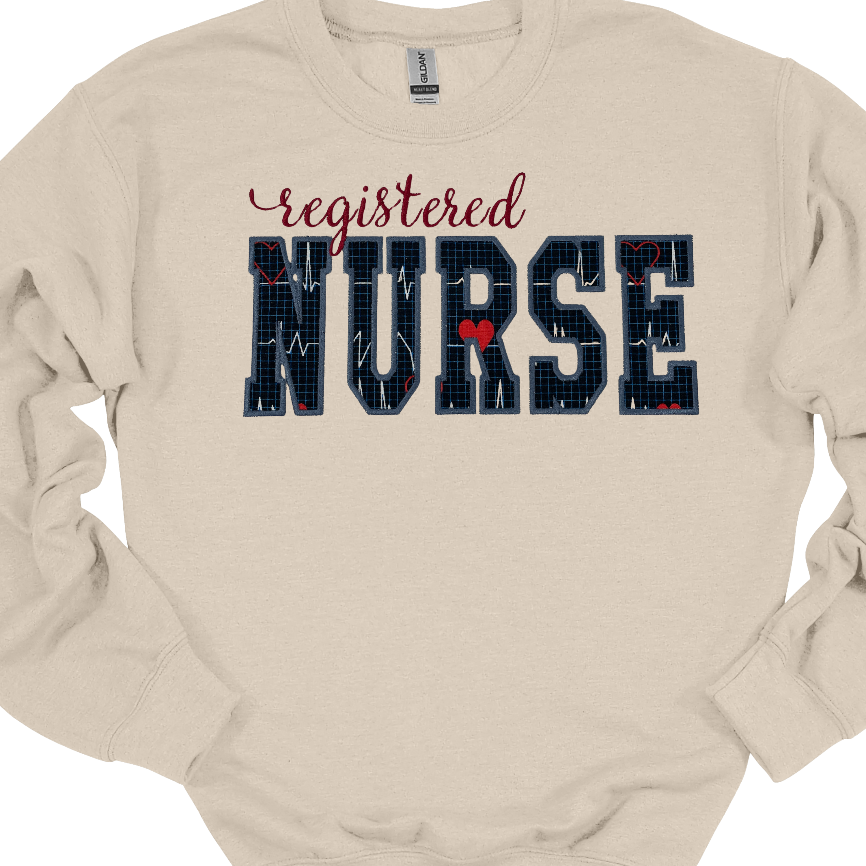 Registered Nurse embroidered sweatshirt
