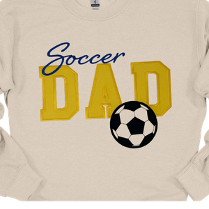 Sports Mom/Dad/Grandma/Grandpa/Auntie/Uncle (& more) Embroidered Sweatshirt