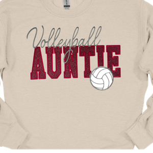 Sports Mom/Dad/Grandma/Grandpa/Auntie/Uncle (& more) Embroidered Sweatshirt
